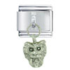 Silver  Gothic Demon  Italian  Charm