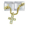 Dangle Cross  Chain  Italian  Charm 