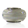 White Spiral Line Circling Murano Glass European Beads HTG_017
