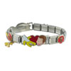 Studded Curious George Licensed Italian Charm