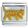 Striped Tabby Cat Italian Charm