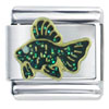 Black Moor  Fish   Italian   Charm 