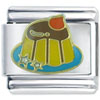 Yellow Birthday Cake Italian Charm