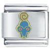Blue Mouse Italian Charm
