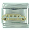 White Limousine Car Italian Charm