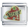 Love Forever Heart Italian Charm