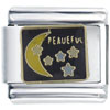Moon Stars Italian Charm