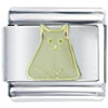 Fat Kitty Cat Italian Charm