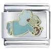Blue Angel Christmas Italian Charm