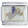 Flying Angel Christmas Italian Charm