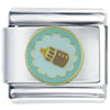 Brown Baby Bottle Italian Charm