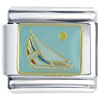 Sail Boat Italian Charm