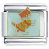Orange Tabby Cat Italian Charm
