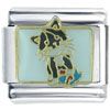 Cute Black Cat Italian Charm