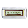 Best  Friend  Bone Red Italian Charm
