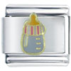 Purple Baby Bottle Italian Charm