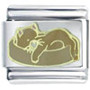 Sleepy Cat  Italian  Charm