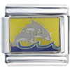 Dolphin Family Italian Charm