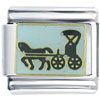 Horse Drawn Carriage Italian Charm