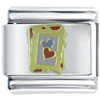 Framed  Hearts  Italian Charm