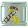  Patriotic  Support Ribbon Italian Charm
