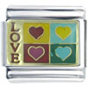 Four  Hearts  Italian Charm