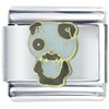 Lovable  Panda   Bear  Italian Charm