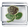 Red Rose Flower Italian Charm