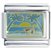 Palm Tree Beach Italian Charm