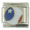 Usa Baseball Italian Charm