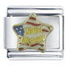 United We Stand Star Italian Charm