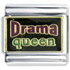 Gold Plated Drama Queen Italian Charm