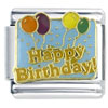 Happy Birthday Balloons Italian Charm