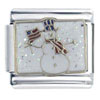 Flag  Snowman  Italian Charm Photo