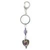 Murano Glass Light Purple Bead Keychain