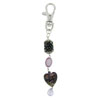  Murano  Glass  Purple  Bead Keychain K0022_02