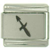 Sagittarius Symbol Laser Italian Charm