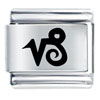 Capricorn Symbol Laser Italian Charm
