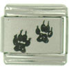 Paw Prints Tattoo Laser Italian Charm
