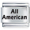 All American Laser Italian Charm