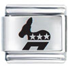 Democrat Laser Italian Charm