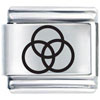 Christian Trinity Laser Italian Charm