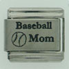 Baseball Mom Laser Italian Charm