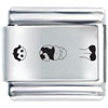 Boy Triple Laser Italian Charm