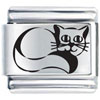 Laser Kitty Cat Italian Charm