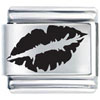  Lips  Laser Italian Charm