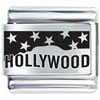  Hollywood  Stars Sign Laser Italian Charm