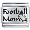 Football Mom Laser Italian Charm