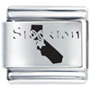 California Stockton Laser Italian Charm