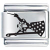 Wizard Hands Raised Laser Italian Charm